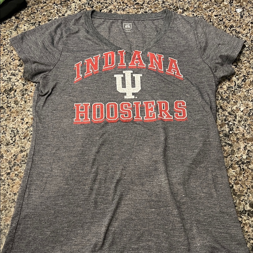 J. America Gray Indiana Hoosiers Women's Tee